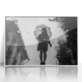 Urban Architectural Photography – Reflection in the Rain Print