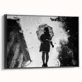 Urban Architectural Photography – Reflection in the Rain Print