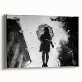 Urban Architectural Photography – Reflection in the Rain Print