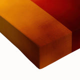 Color Block Abstract Wall Art – Modern Sunset Glow Illustration