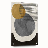 Modern Geometric Abstract Wall Art - Minimalist Canvas Print
