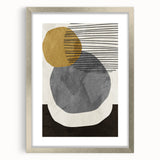 Modern Geometric Abstract Wall Art - Minimalist Canvas Print