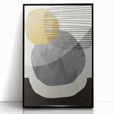 Modern Geometric Abstract Wall Art - Minimalist Canvas Print