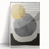 Modern Geometric Abstract Wall Art - Minimalist Canvas Print