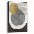 Modern Geometric Abstract Wall Art - Minimalist Canvas Print