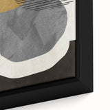 Modern Geometric Abstract Wall Art - Minimalist Canvas Print