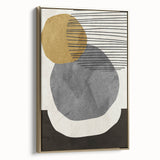 Modern Geometric Abstract Wall Art - Minimalist Canvas Print