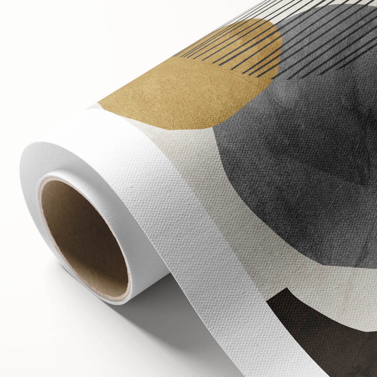 Modern Geometric Abstract Wall Art - Minimalist Canvas Print