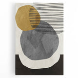 Modern Geometric Abstract Wall Art - Minimalist Canvas Print