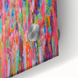Abstract Canvas Wall Art – Vibrant Multicolor Drip Painting