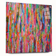 Abstract Canvas Wall Art – Vibrant Multicolor Drip Painting