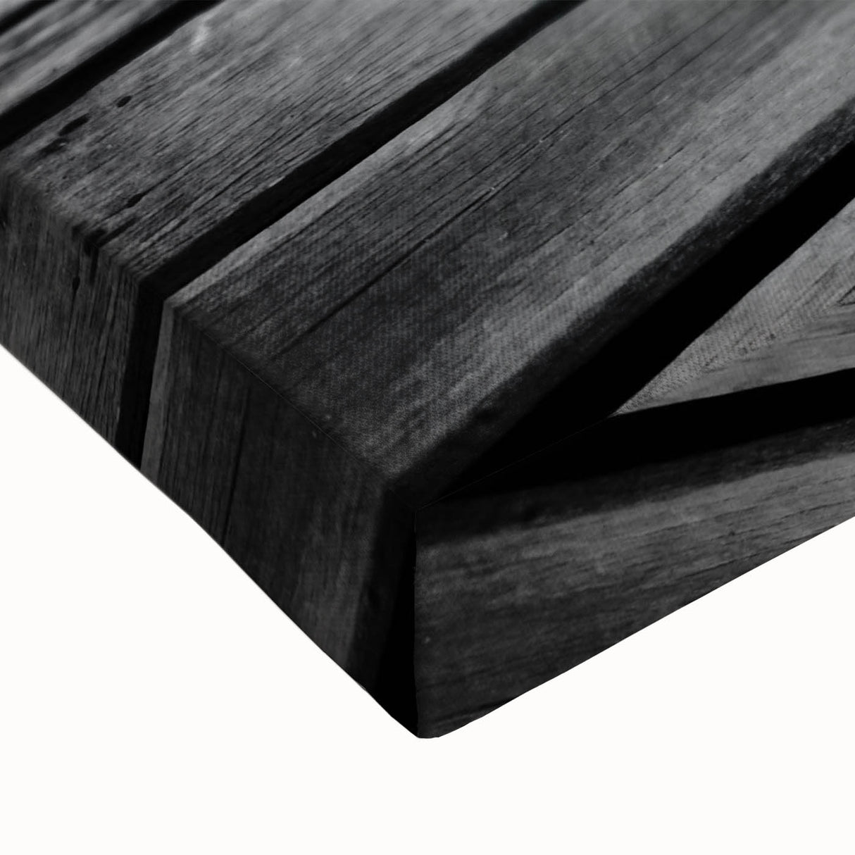 Black and White Serene Landscape Wall Art – Wooden Dock Scene