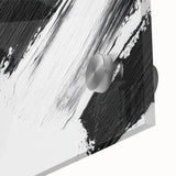 Minimalist Black and White Abstract Wall Art - Modern Canvas
