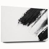Minimalist Black and White Abstract Wall Art - Modern Canvas