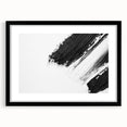 Minimalist Black and White Abstract Wall Art - Modern Canvas