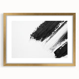Minimalist Black and White Abstract Wall Art - Modern Canvas