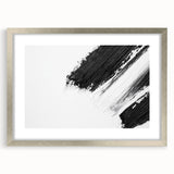 Minimalist Black and White Abstract Wall Art - Modern Canvas