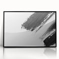 Minimalist Black and White Abstract Wall Art - Modern Canvas