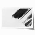 Minimalist Black and White Abstract Wall Art - Modern Canvas