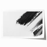 Minimalist Black and White Abstract Wall Art - Modern Canvas