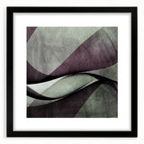 Earthen Harmony Abstracts - Contemporary Canvas Art in Olive Plum