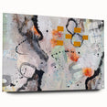 Large Abstract Wall Art – Expressive Modern Painting in Gray & Mustard