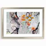 Large Abstract Wall Art – Expressive Modern Painting in Gray & Mustard