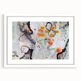 Large Abstract Wall Art – Expressive Modern Painting in Gray & Mustard