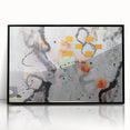 Large Abstract Wall Art – Expressive Modern Painting in Gray & Mustard