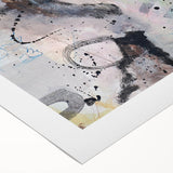 Large Abstract Wall Art – Expressive Modern Painting in Gray & Mustard