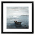 Tranquil Nature Canvas Prints – Serene Boat on Calm Waters
