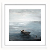 Tranquil Nature Canvas Prints – Serene Boat on Calm Waters