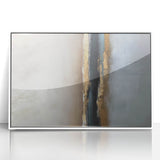 Large Abstract Wall Decor – Textured Gold, Black, and Teal Accent