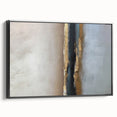 Large Abstract Wall Decor – Textured Gold, Black, and Teal Accent