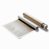 Large Abstract Wall Decor – Textured Gold, Black, and Teal Accent