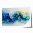 Ocean Breeze Abstract Fluid Canvas – Sky Blue & Teal Wall Art