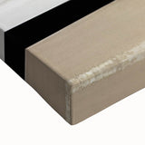 Minimalist Wall Decor - Black and Beige Abstract Art