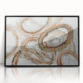 Modern Monochrome Wall Art – Serene Landscape Abstract Print