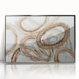 Modern Monochrome Wall Art – Serene Landscape Abstract Print