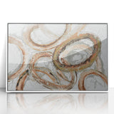 Modern Monochrome Wall Art – Serene Landscape Abstract Print