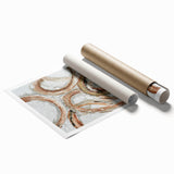 Modern Monochrome Wall Art – Serene Landscape Abstract Print