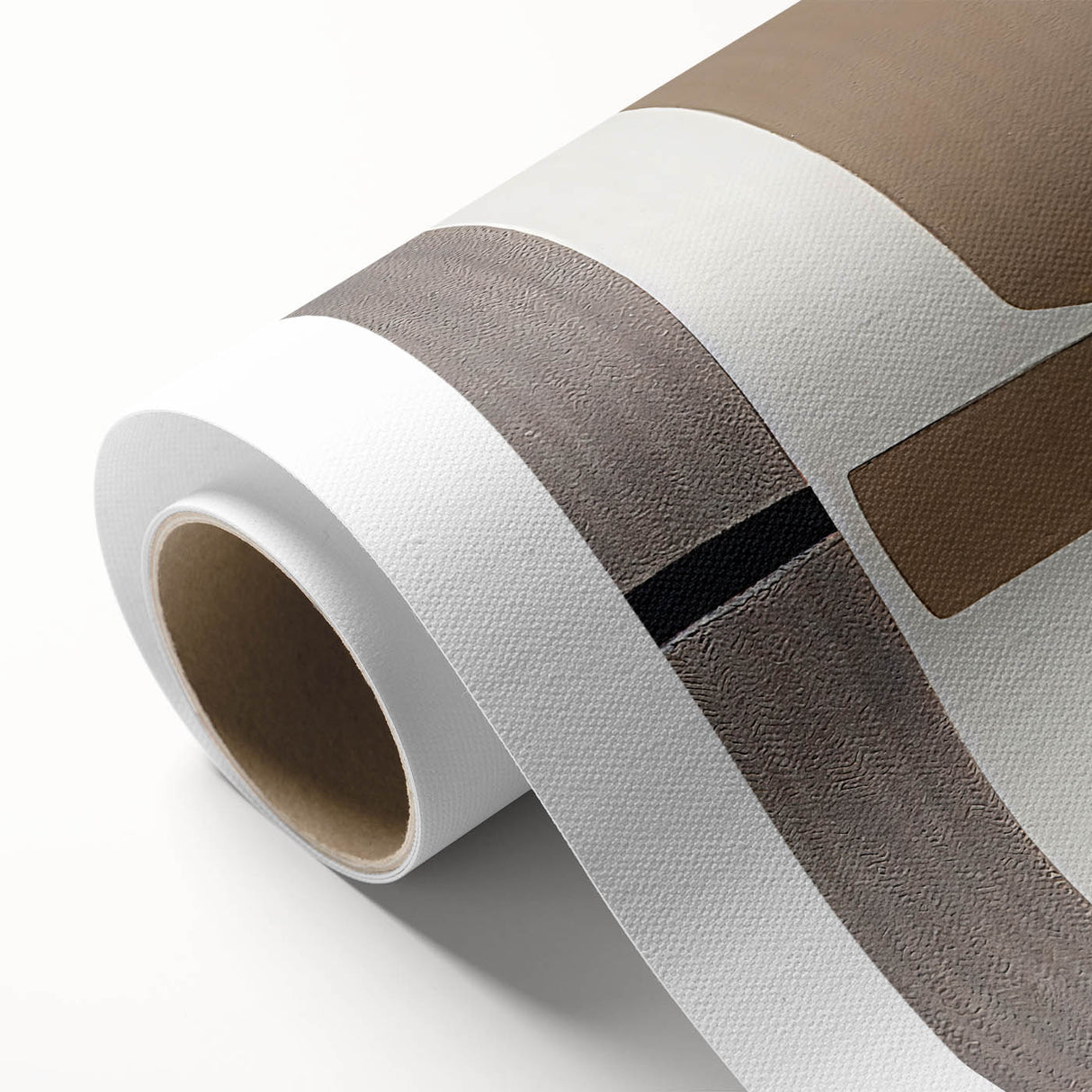Minimalist Textured Art Pieces – Geometric Brown and Gray Forms