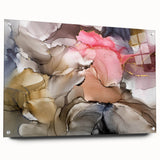 Upscale Abstract Art Collection – Beige, Brown & Blush Pink