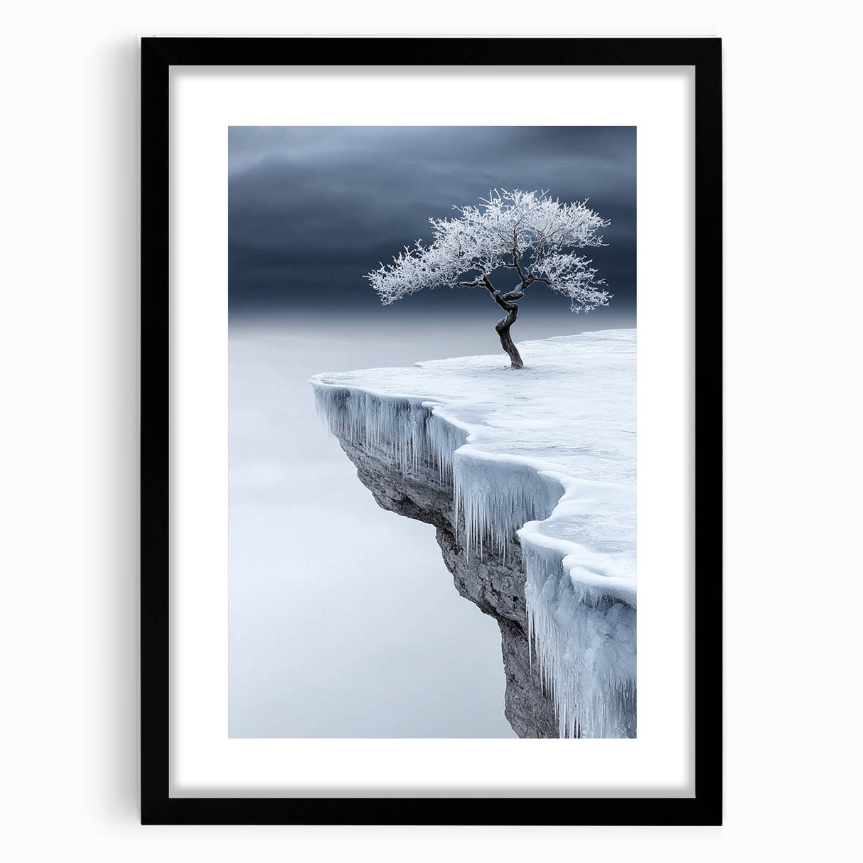 Frozen Serenity – Fine Art Photography of an Icy Cliff