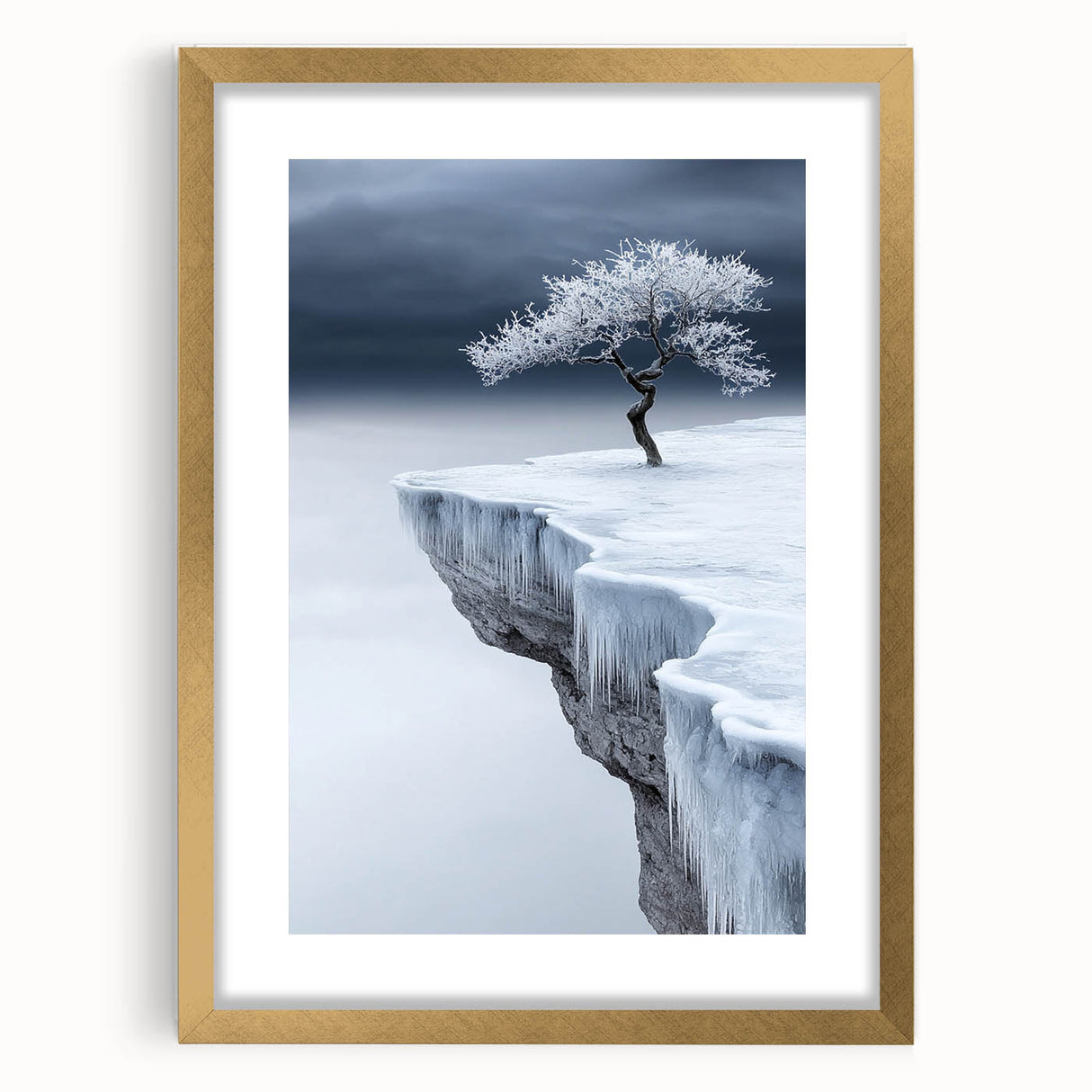 Frozen Serenity – Fine Art Photography of an Icy Cliff