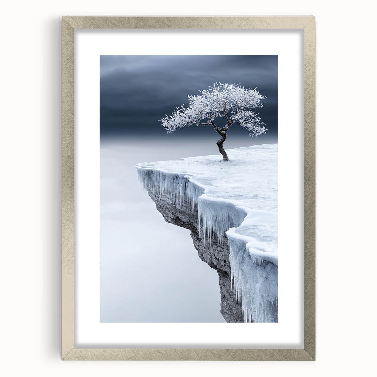 Frozen Serenity – Fine Art Photography of an Icy Cliff