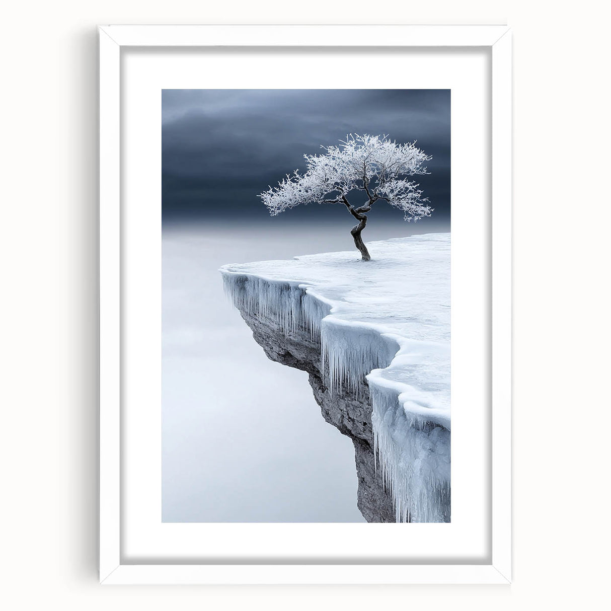 Frozen Serenity – Fine Art Photography of an Icy Cliff