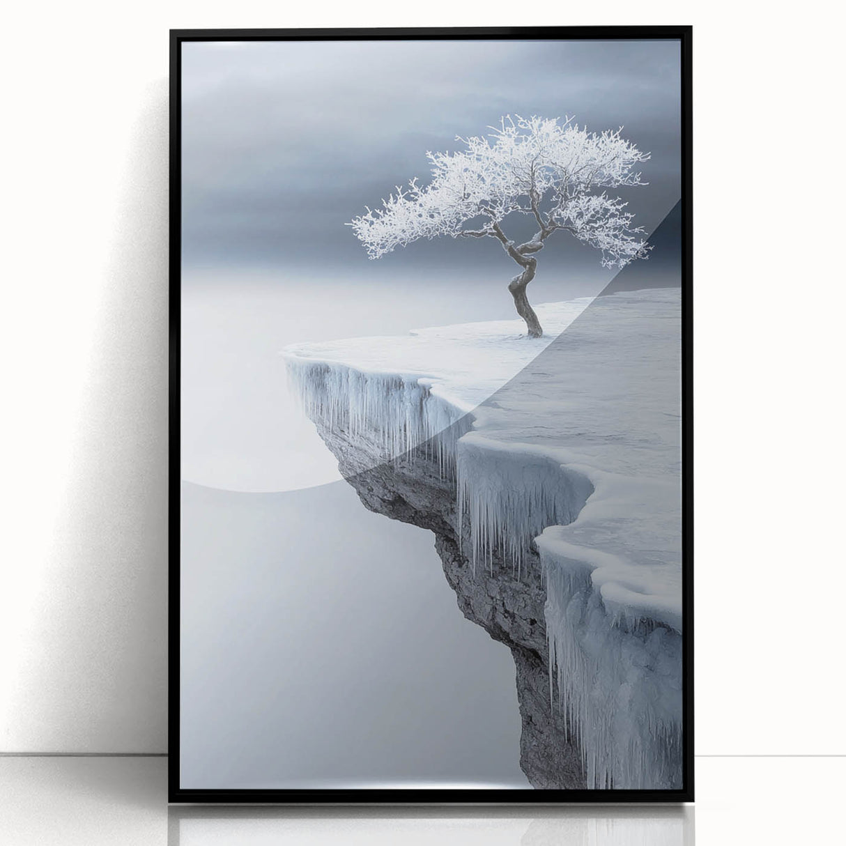 Frozen Serenity – Fine Art Photography of an Icy Cliff