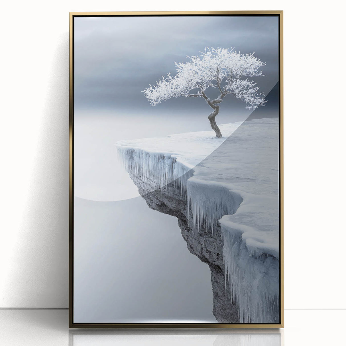 Frozen Serenity – Fine Art Photography of an Icy Cliff
