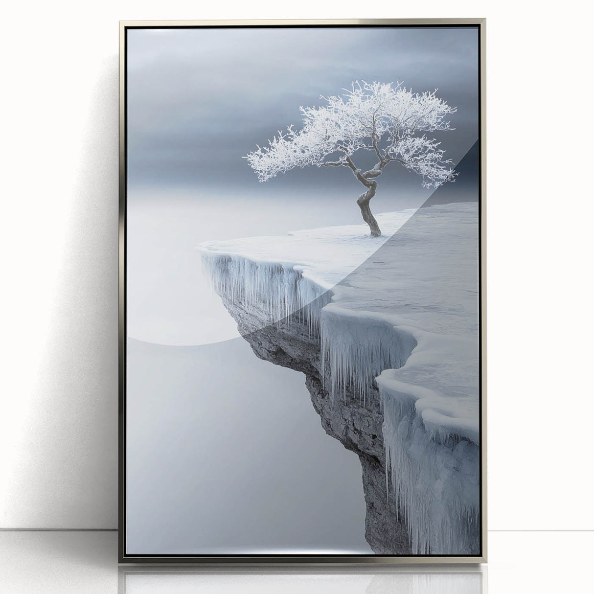 Frozen Serenity – Fine Art Photography of an Icy Cliff